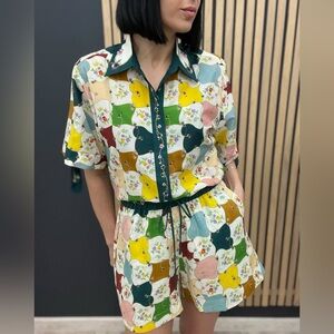 Alémais Everly Shirt + Shorts Set in Multi S/M